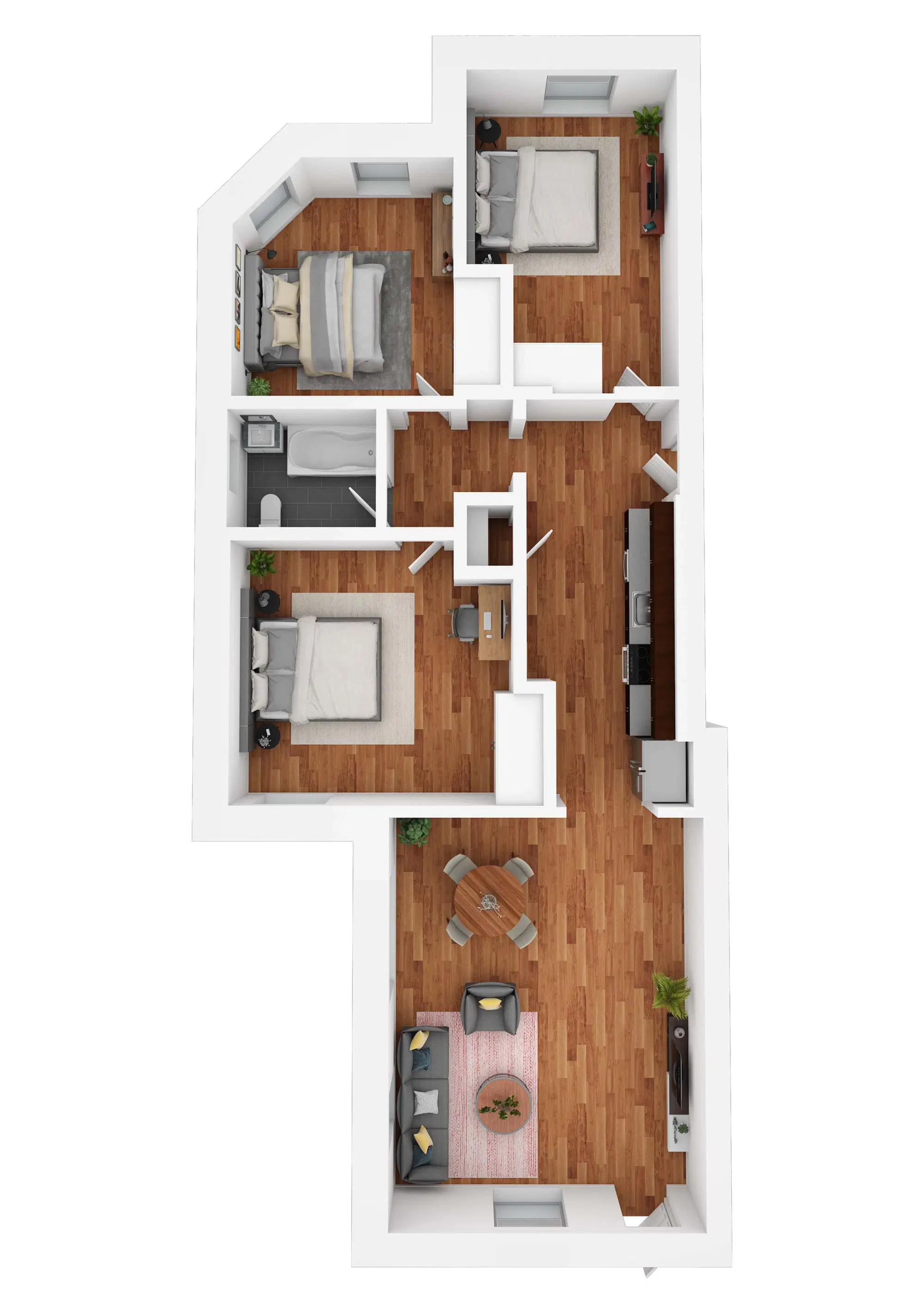 Hamilton Court, Philadelphia – Room in 3 Bedroom 1 Bathroom | 3 BR C2