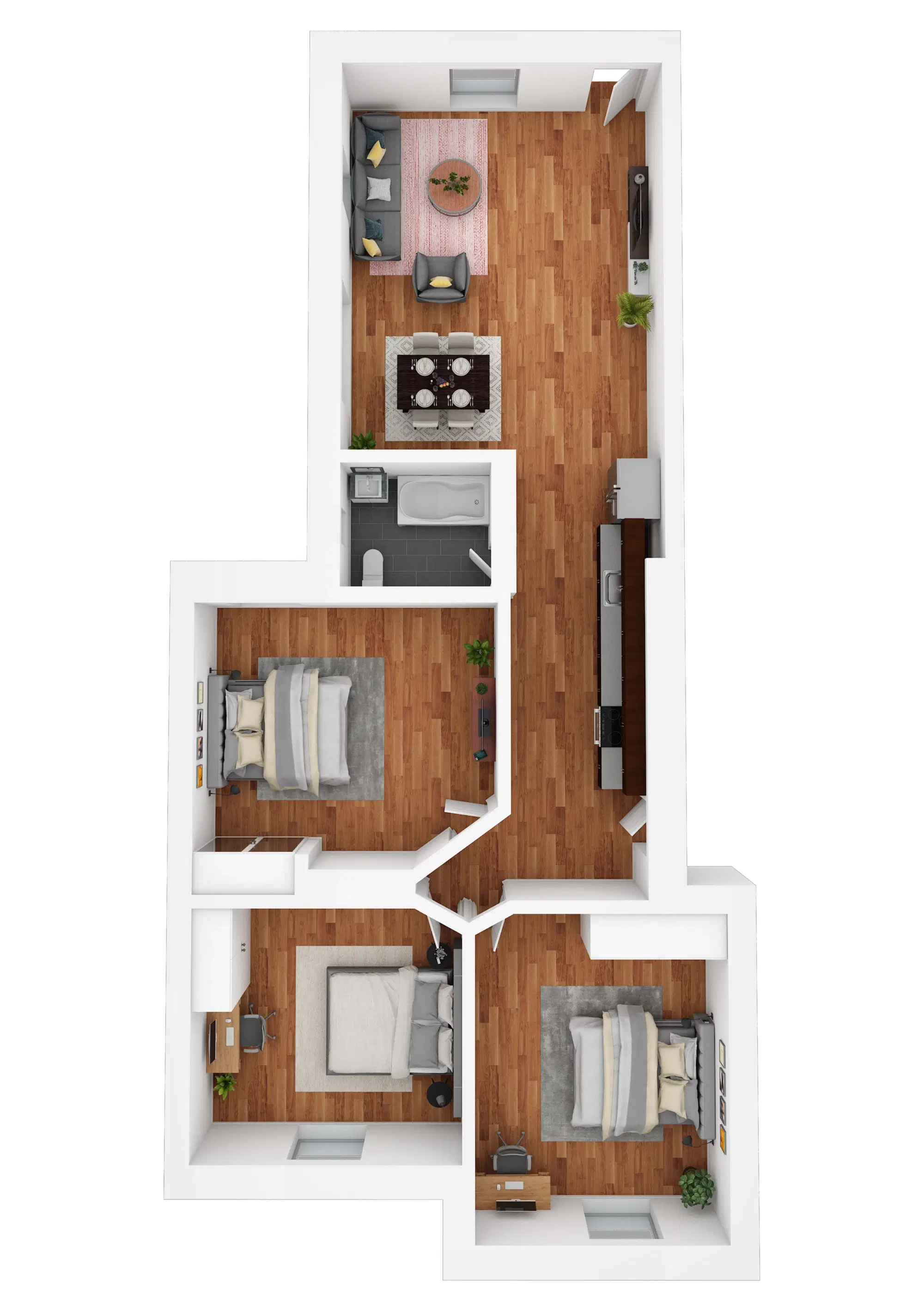 Hamilton Court, Philadelphia – Room in 3 Bedroom 1 Bathroom | 3 BR C1