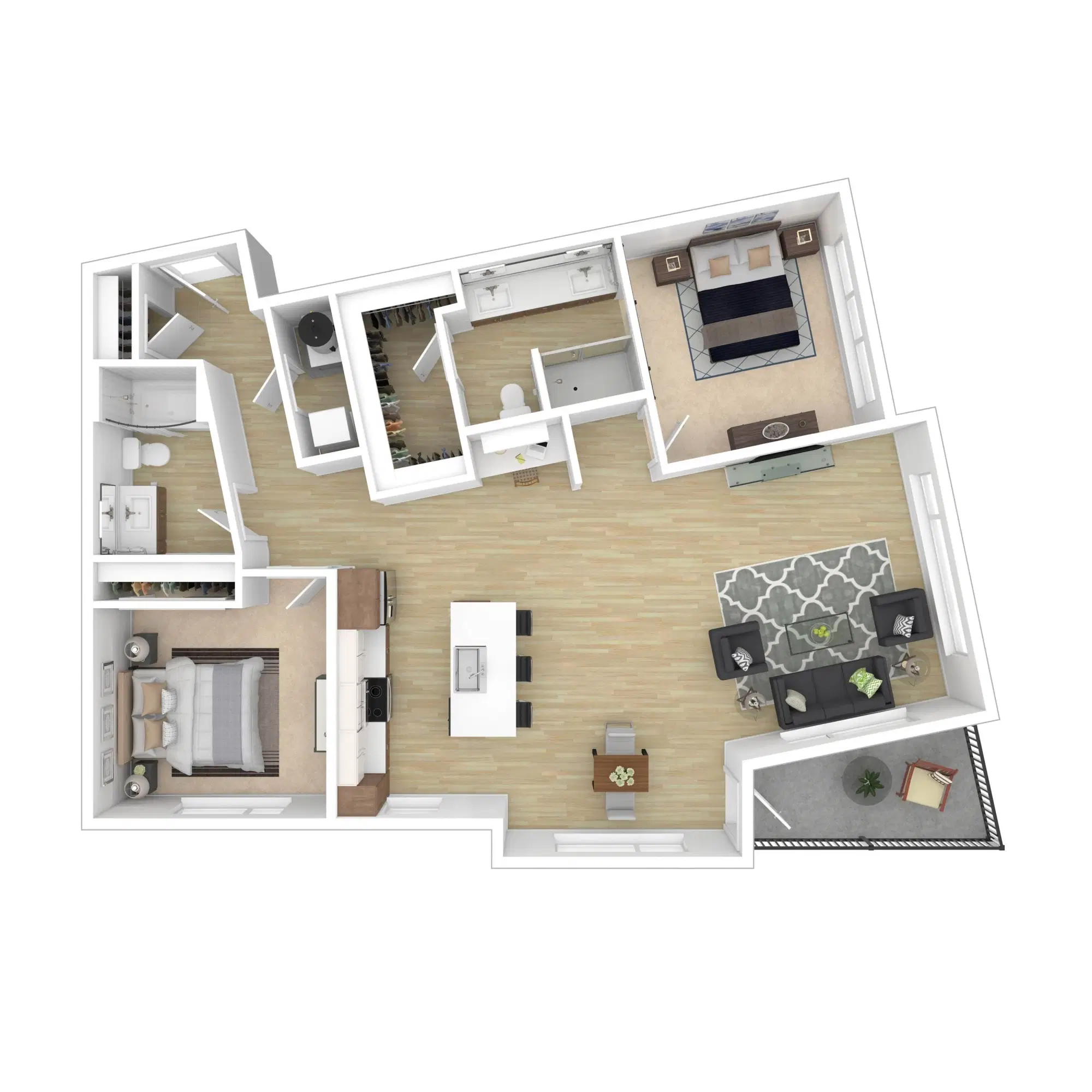 8th And High, Columbus – Room in 2 Bed 2 Bath Premium