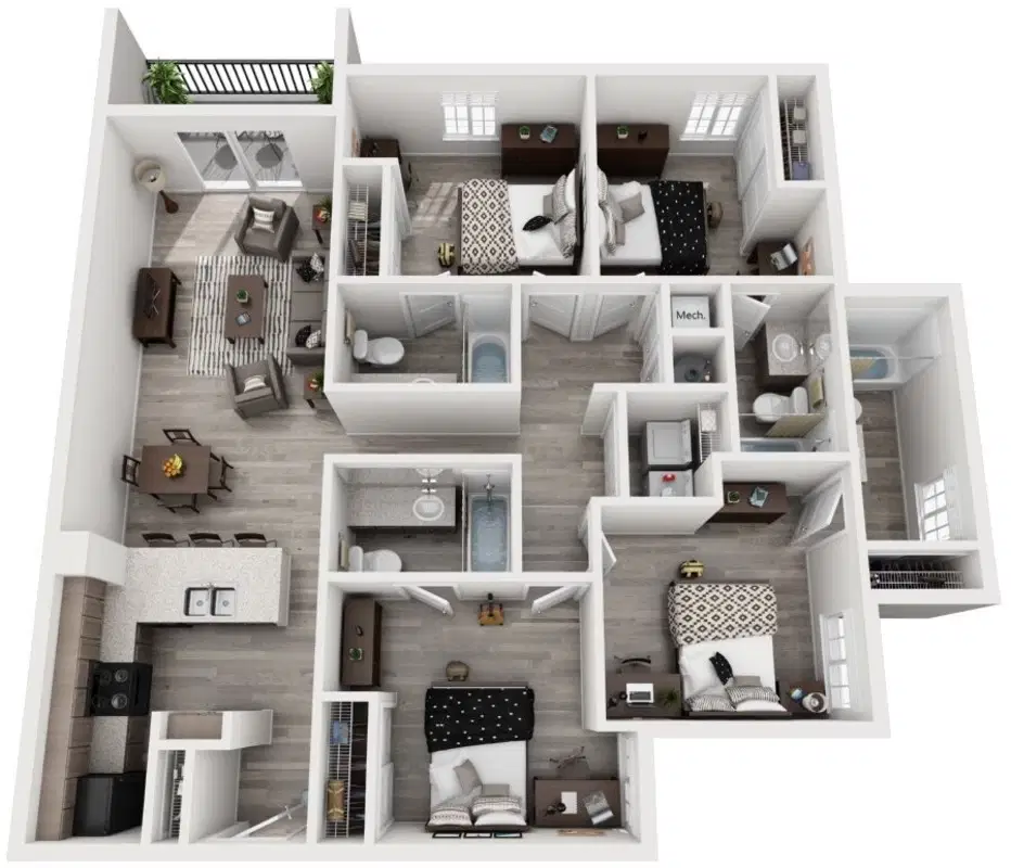 The Outpost, Waco – 4 Bed 4 Bath D1
