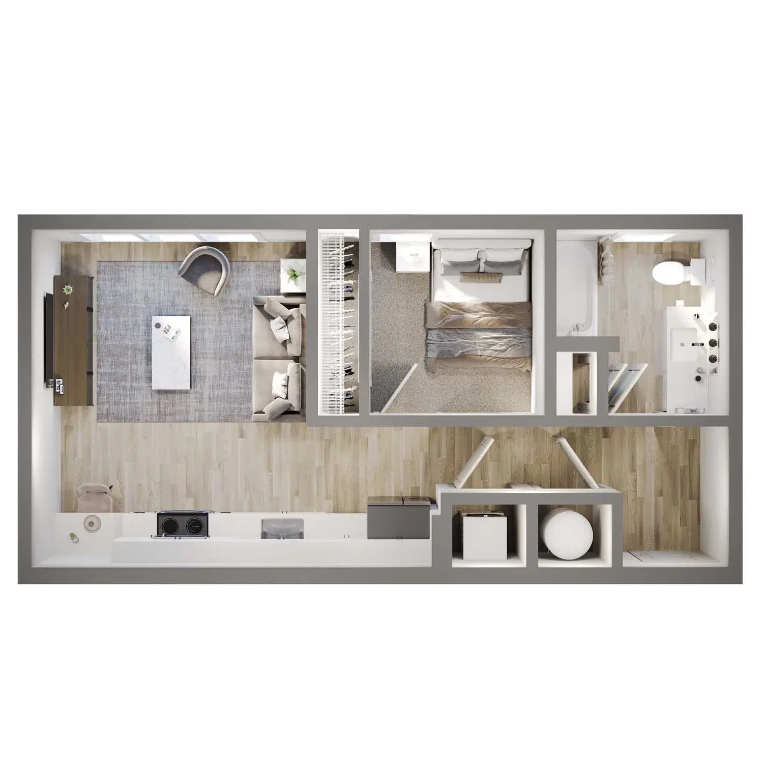 Peer on 7th, Columbus – 1 Bedroom 1 Bathroom | A2