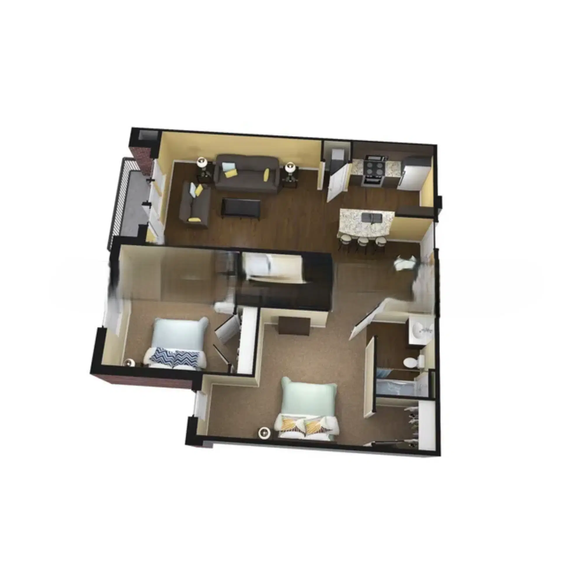 Midtown at WKU, Bowling Green – 2 Bed 2 Bath | Hazelton