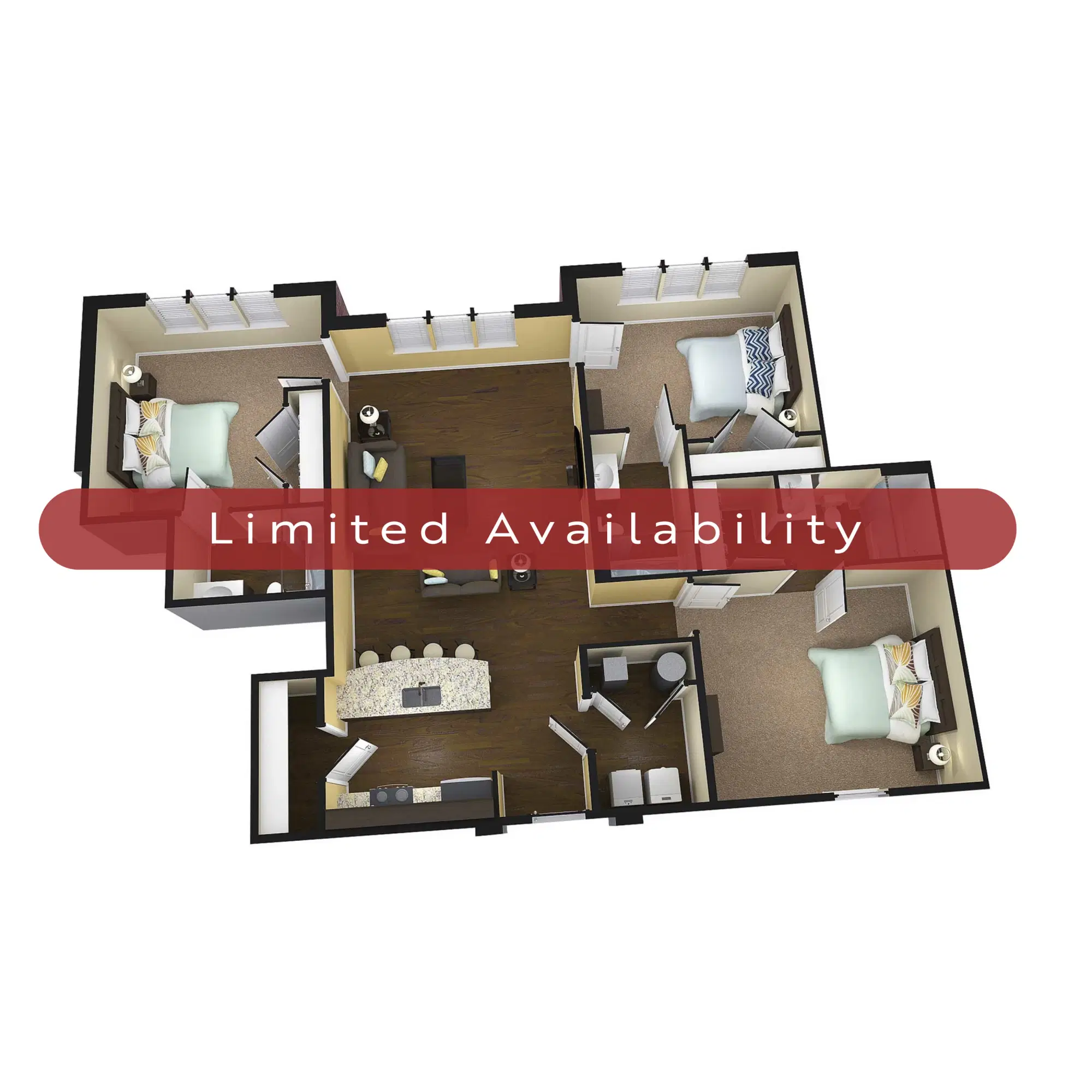 Midtown at WKU, Bowling Green – Aurora II Room in 3 Bed 3 Bath