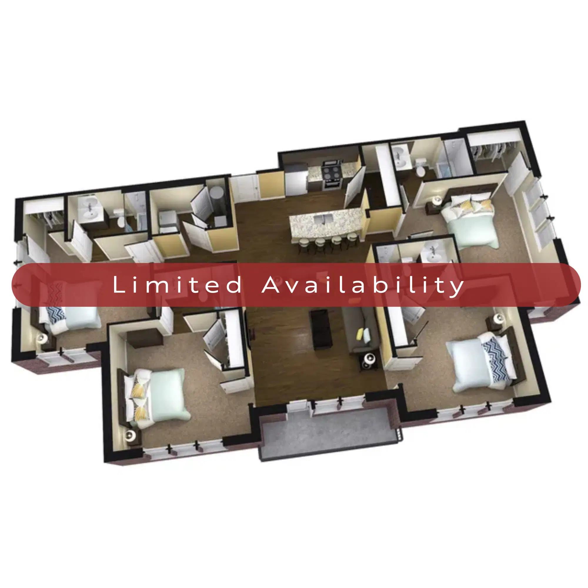 Midtown at WKU, Bowling Green – 4 Bed 4 Bath | Bretona III