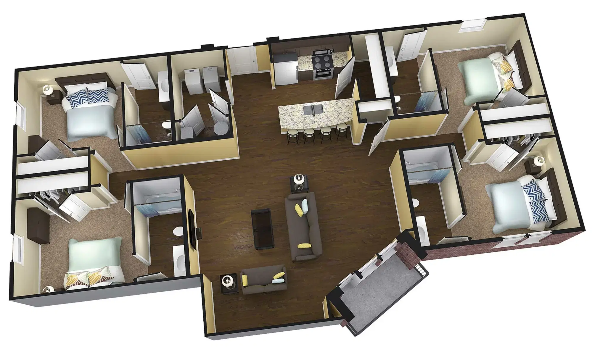 Midtown at WKU, Bowling Green – 4 Bed 4 Bath | Kleinbeck