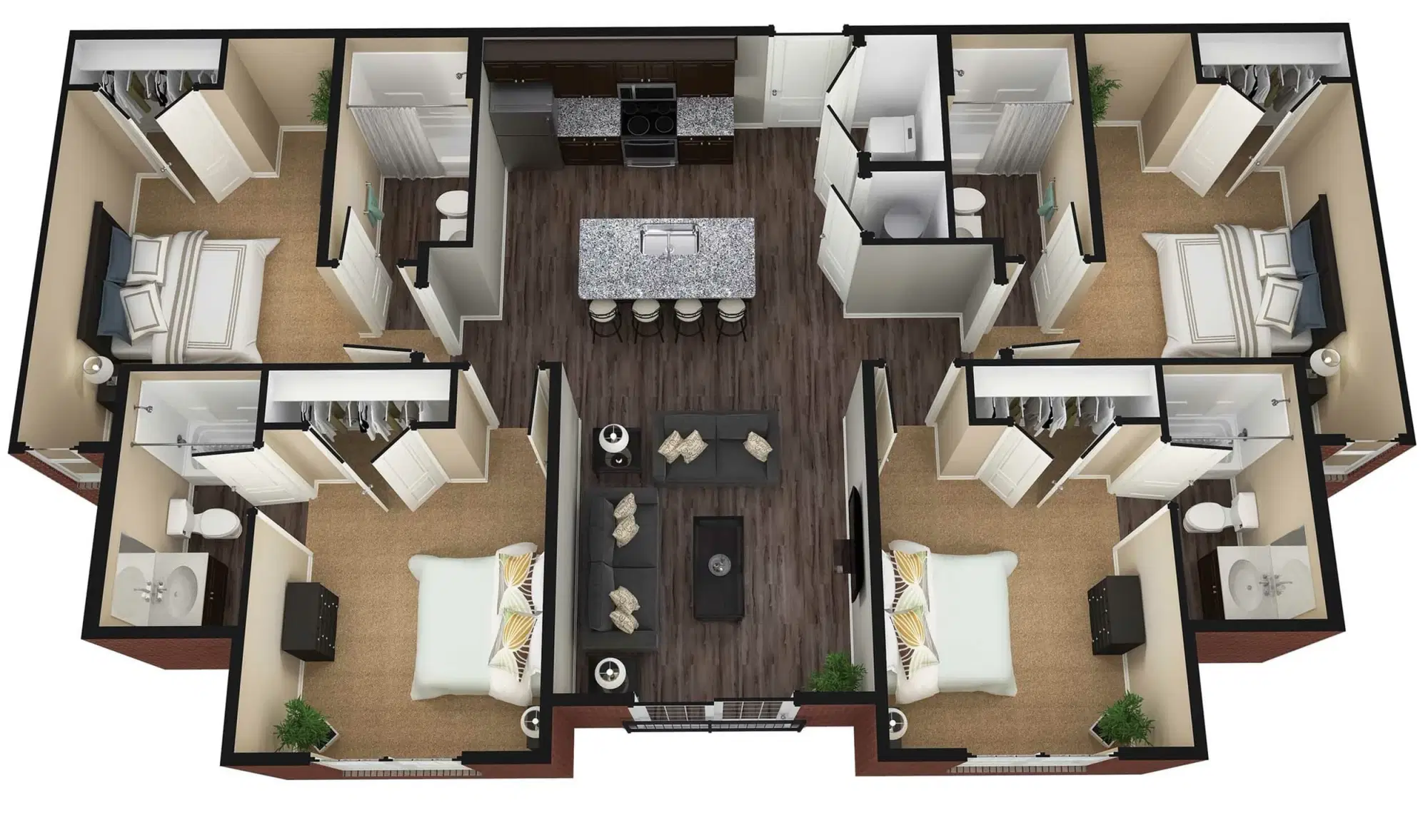 Midtown at WKU, Bowling Green – 4 Bed 4 Bath | Thayne II