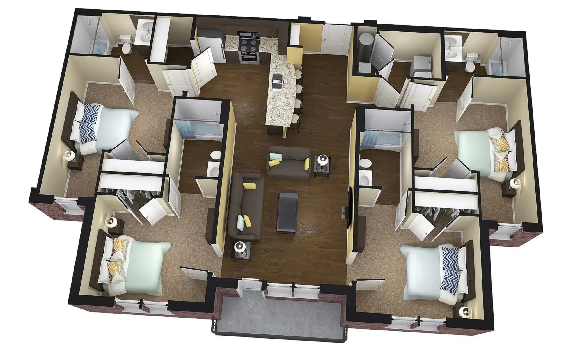 Midtown at WKU, Bowling Green – 4 Bed 4 Bath | Thayne