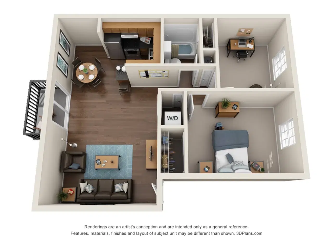 Oxford West, Oxford – 2 Bed 1 Bath