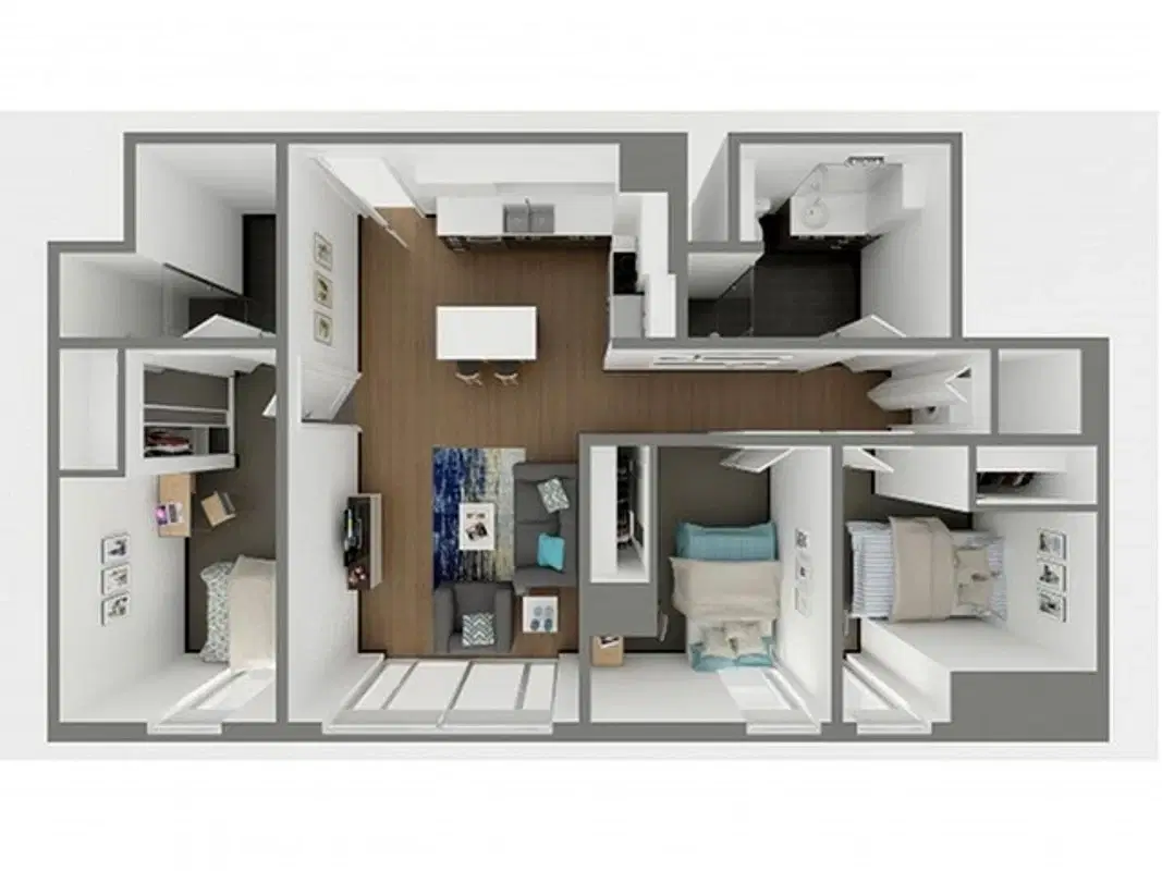 The Pacific, Tucson – Pacific C2 - 3 Bed 2 Bath