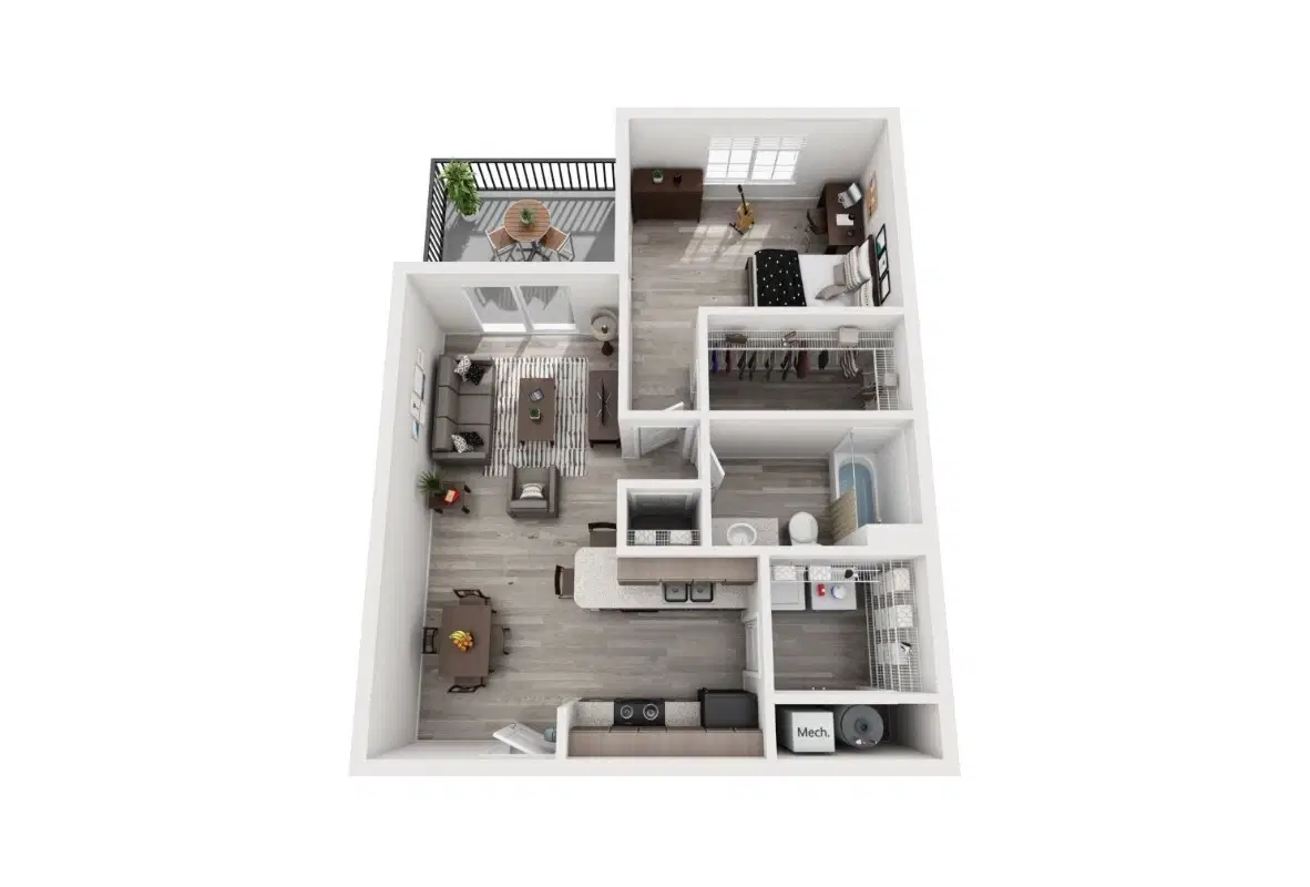 The Outpost, Waco – 1 Bed 1 Bath A1