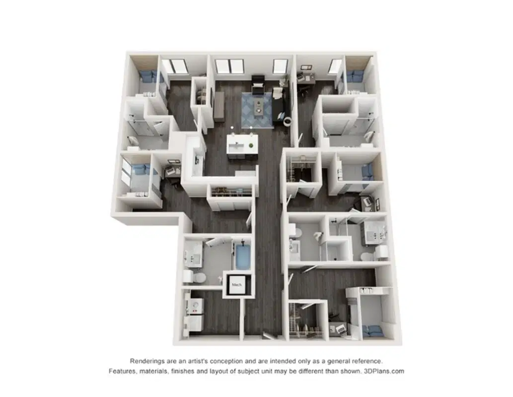 Villas On Rio, Austin – Room in 5 Bed 5 Bath | 5x5