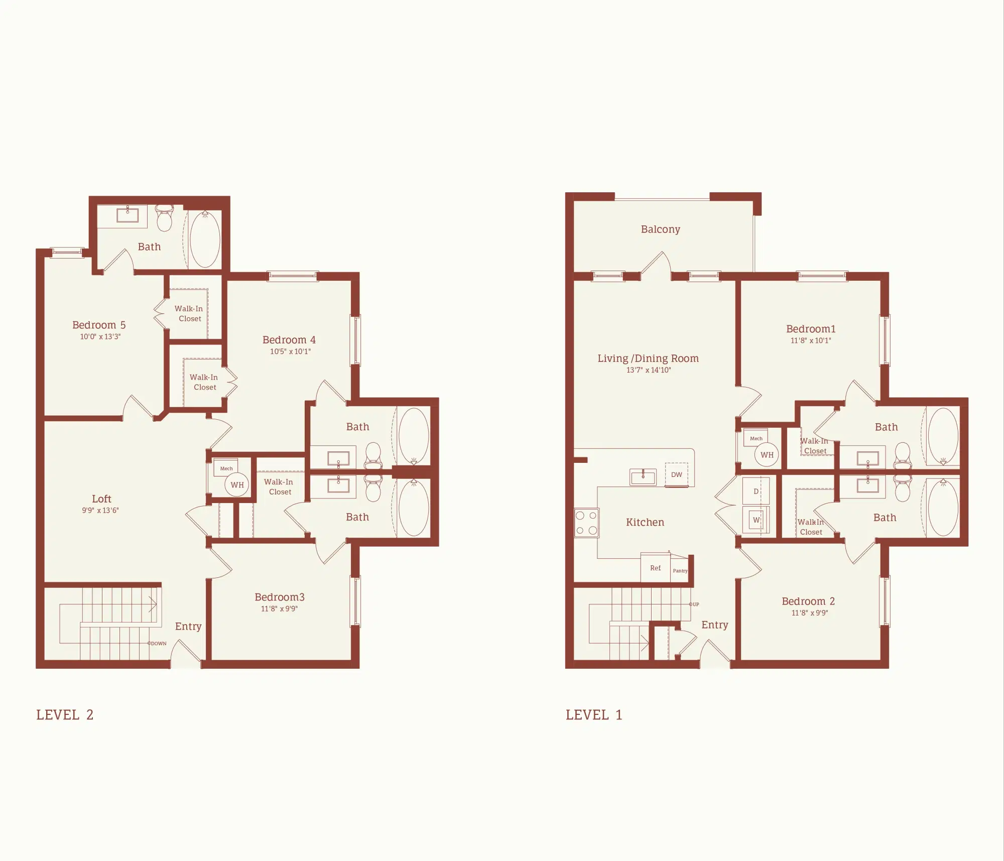 The Wyatt, Lubbock – Room in A 5 Bedroom 5 Bathroom | E1