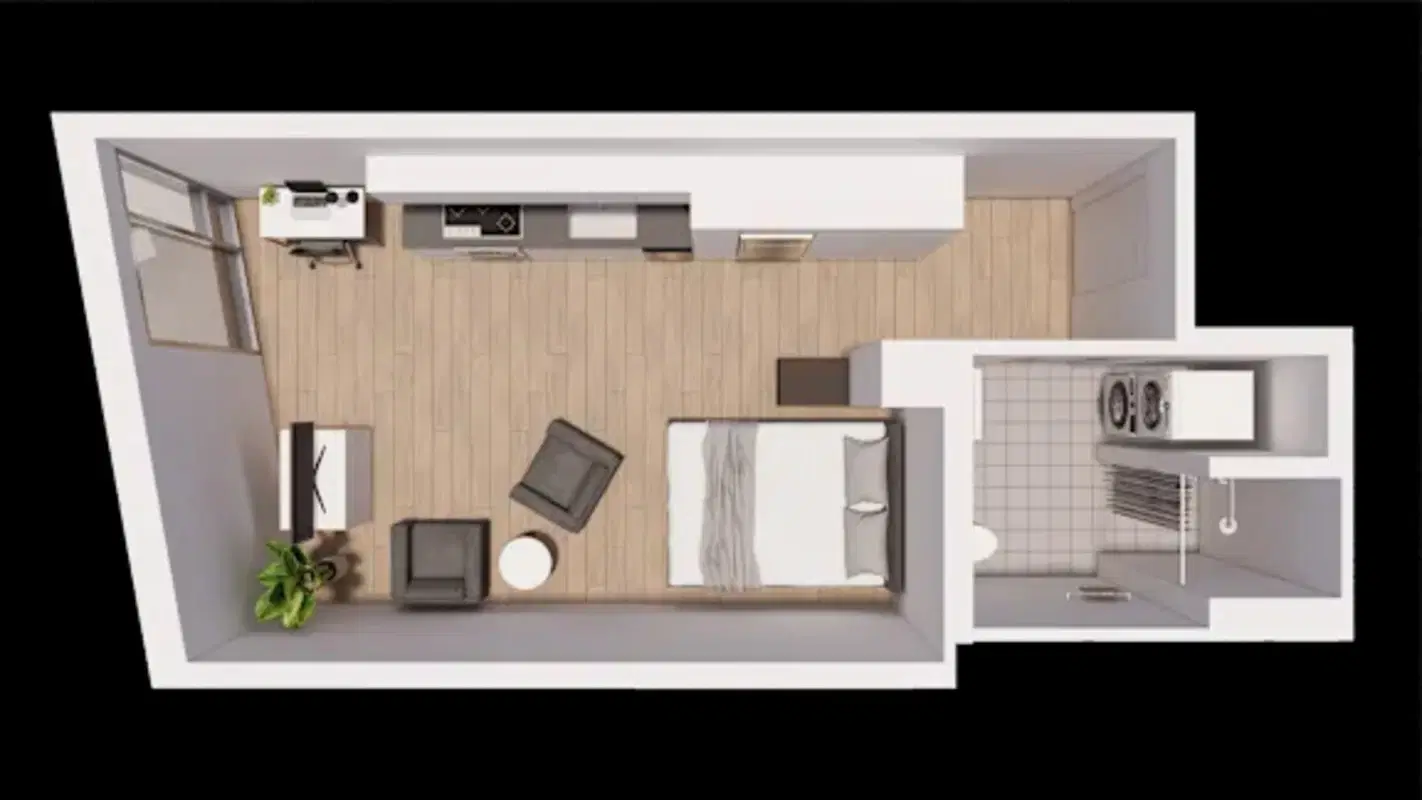 College Hill, Providence – Canal - Studio Type 2