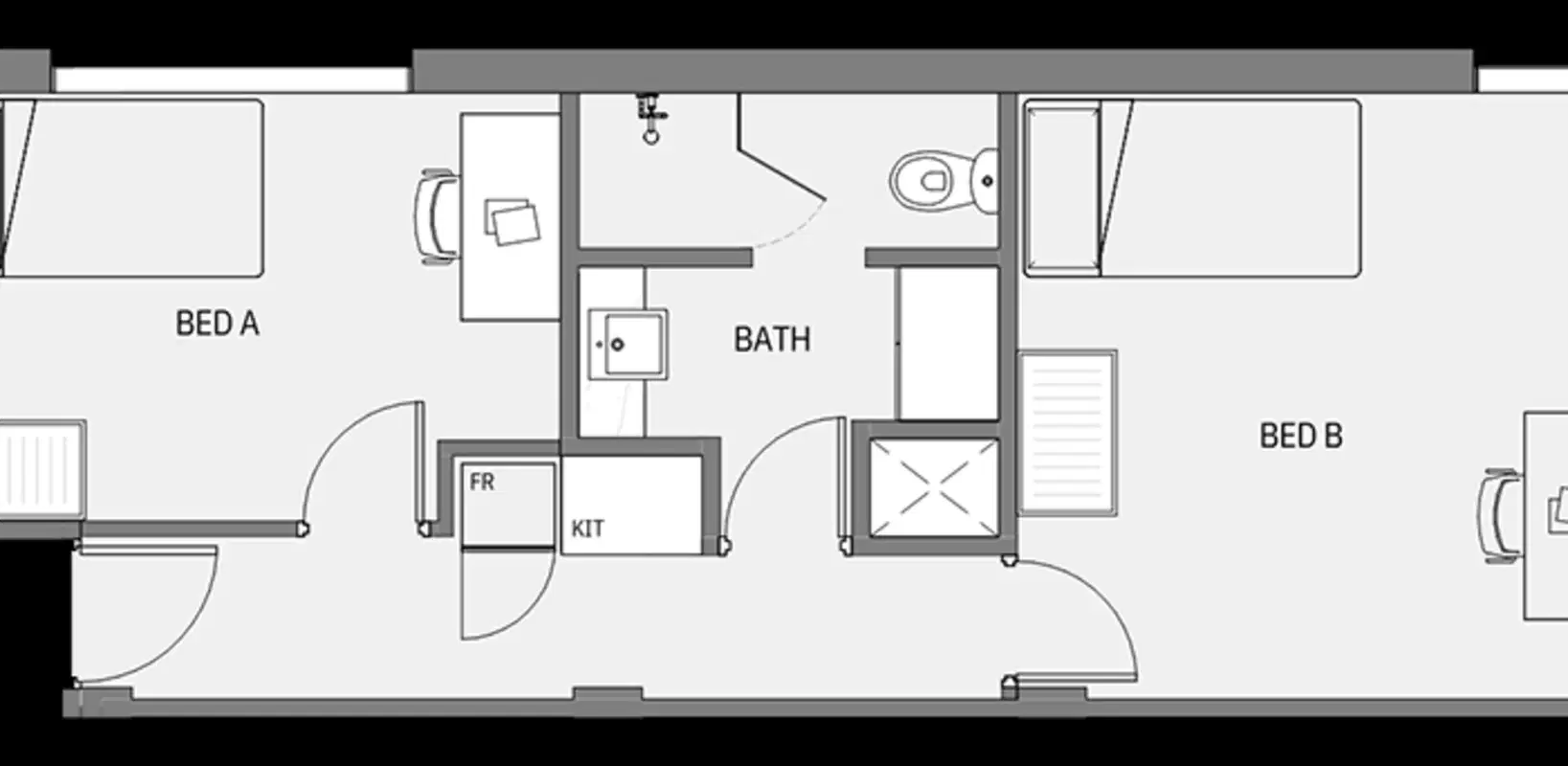 Juno House, Perth – Private Twin 02