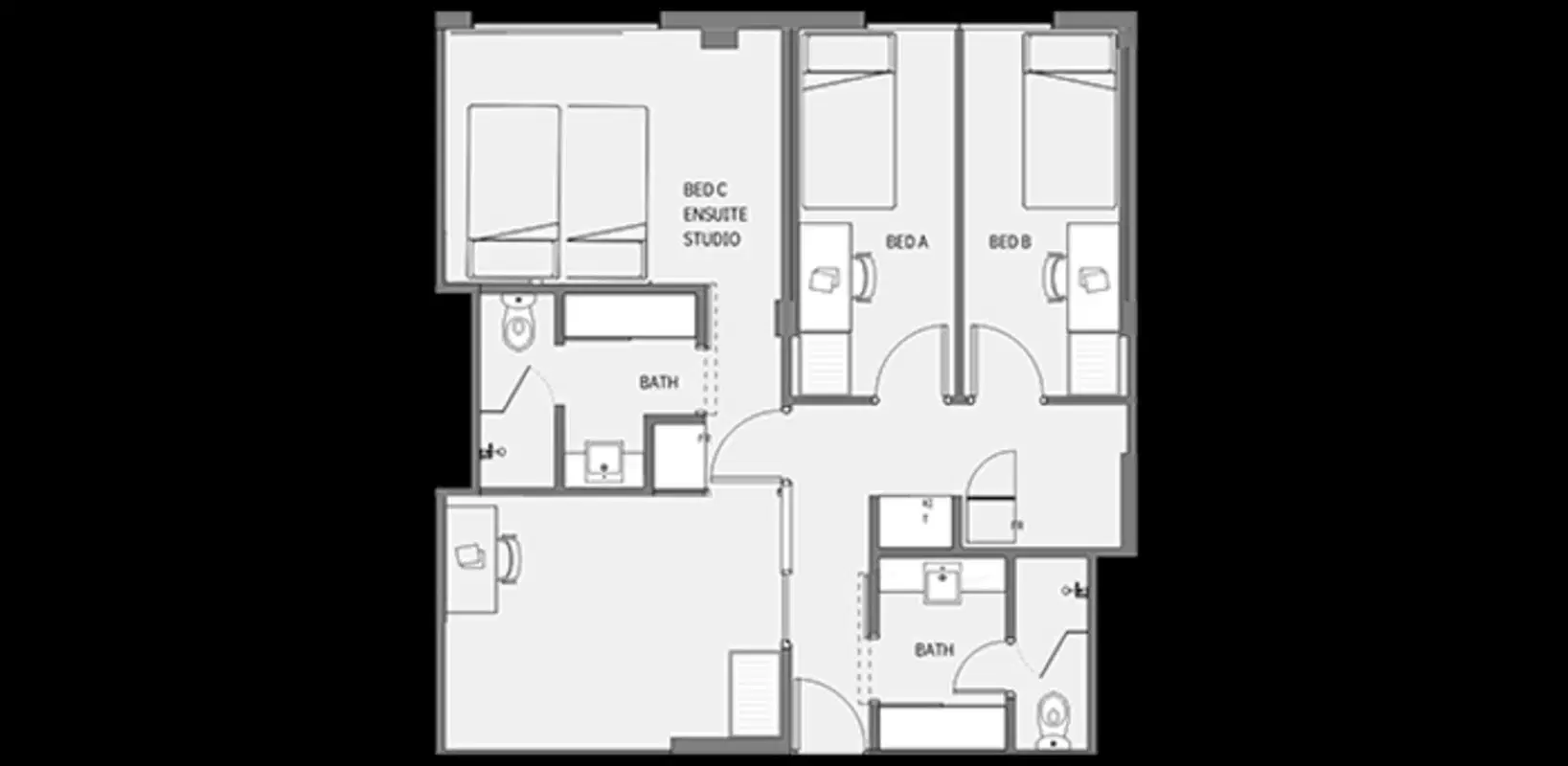 Juno House, Perth – Trio Living 02