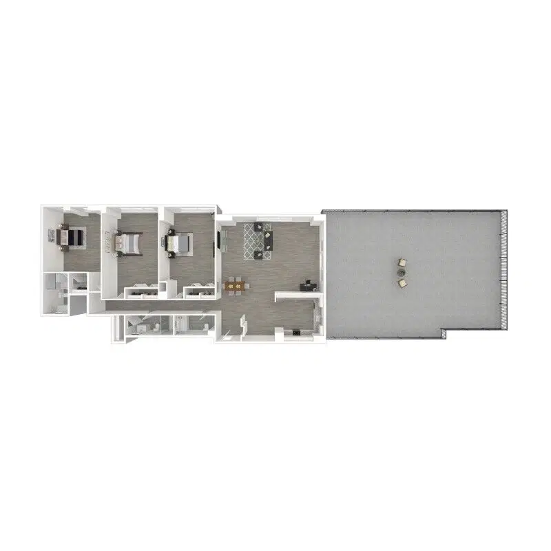 J Vue at the LMA, Boston – P4 Penthouse - 3 Bed 2.5 Bath