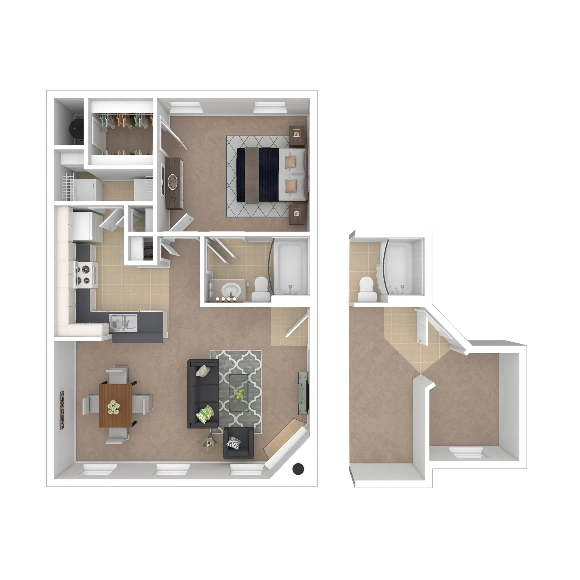 Sugar Run, New Albany – The Eastham with Study - 1 Bed 1 Bath