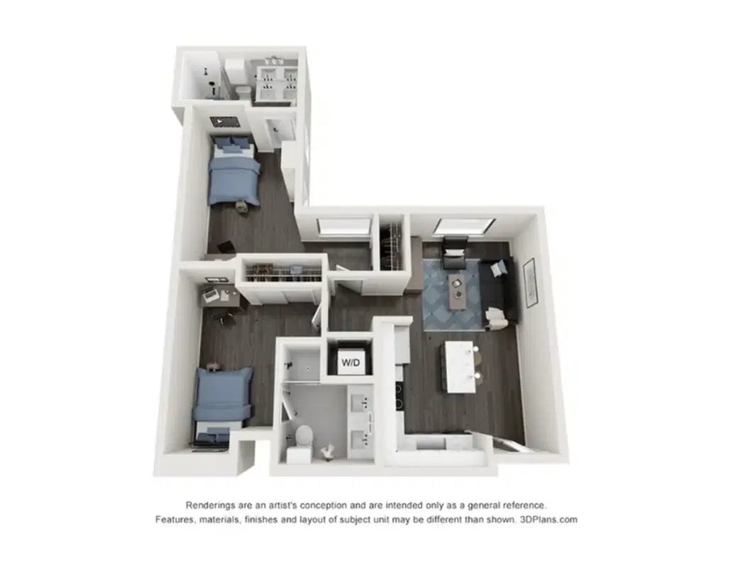 Villas On Rio, Austin – Room in 2 Bed 2 Bath | B1-Shared