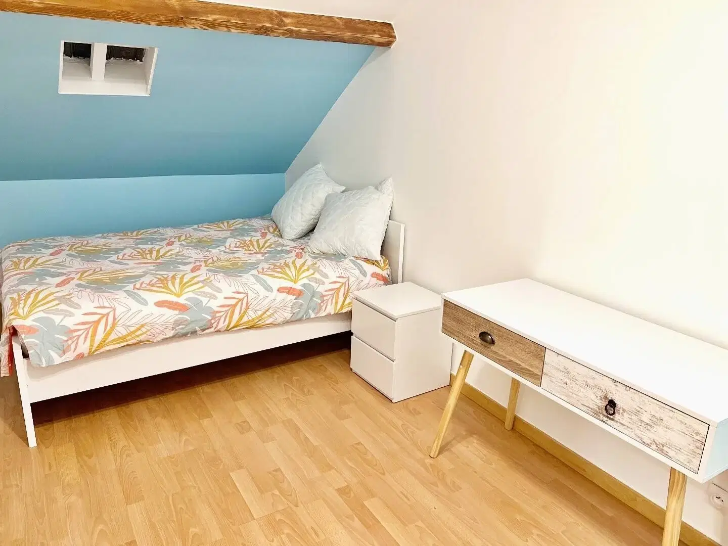 Room in a 14 Bedroom Apartment, Valenciennes Street, Gagny, France (93220) – Bedroom 13