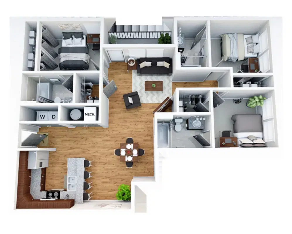 The Row, Gainesville – 3 Bed 3 Bath