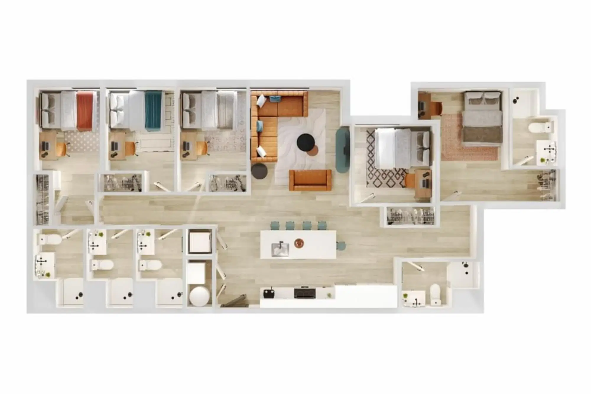 Verve Ann Arbor, Ann Arbor – Room in 5 Bed 5 Bath | 5BR - 01