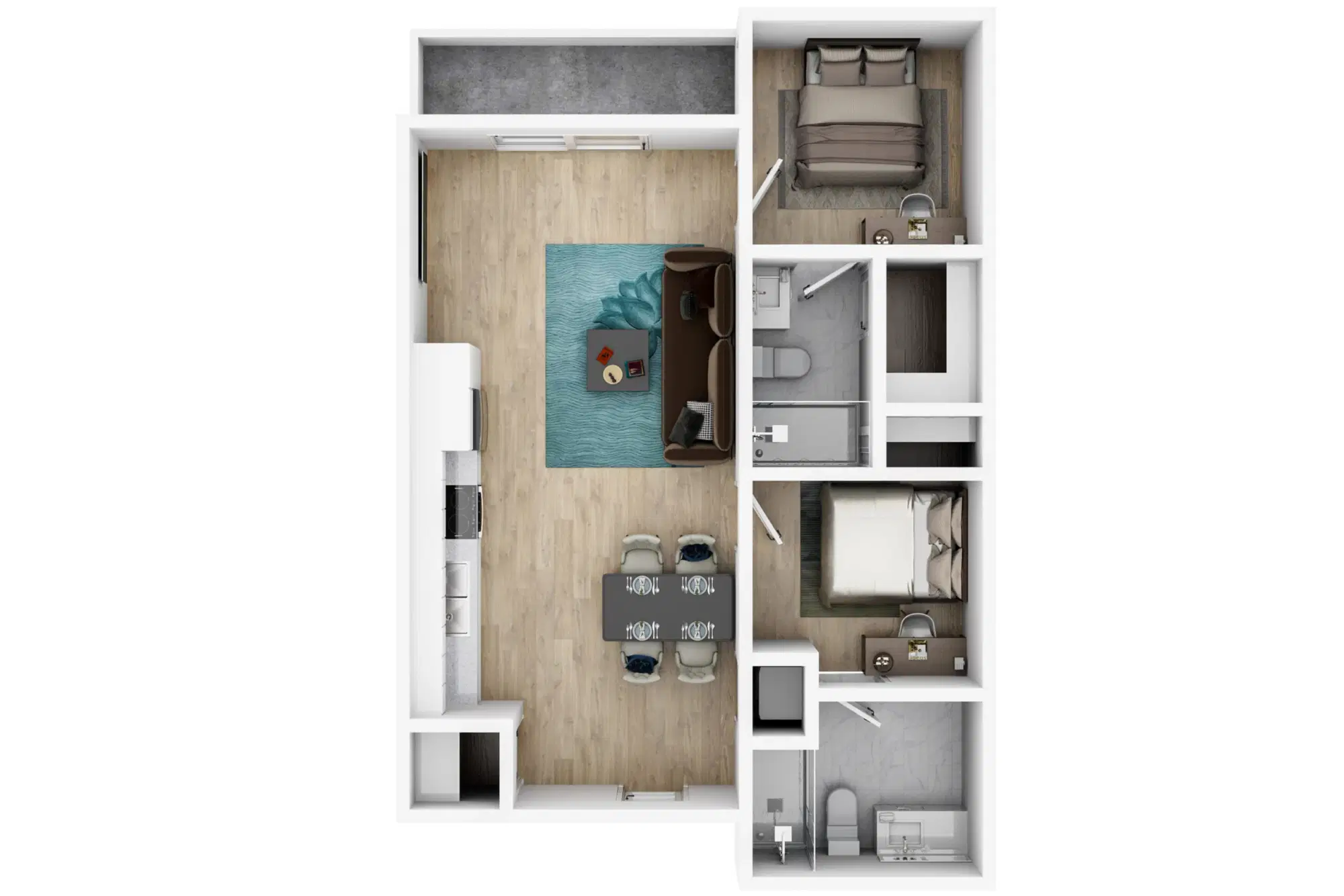 Cresco, Springfield – 2 Bedroom 2 Bathroom