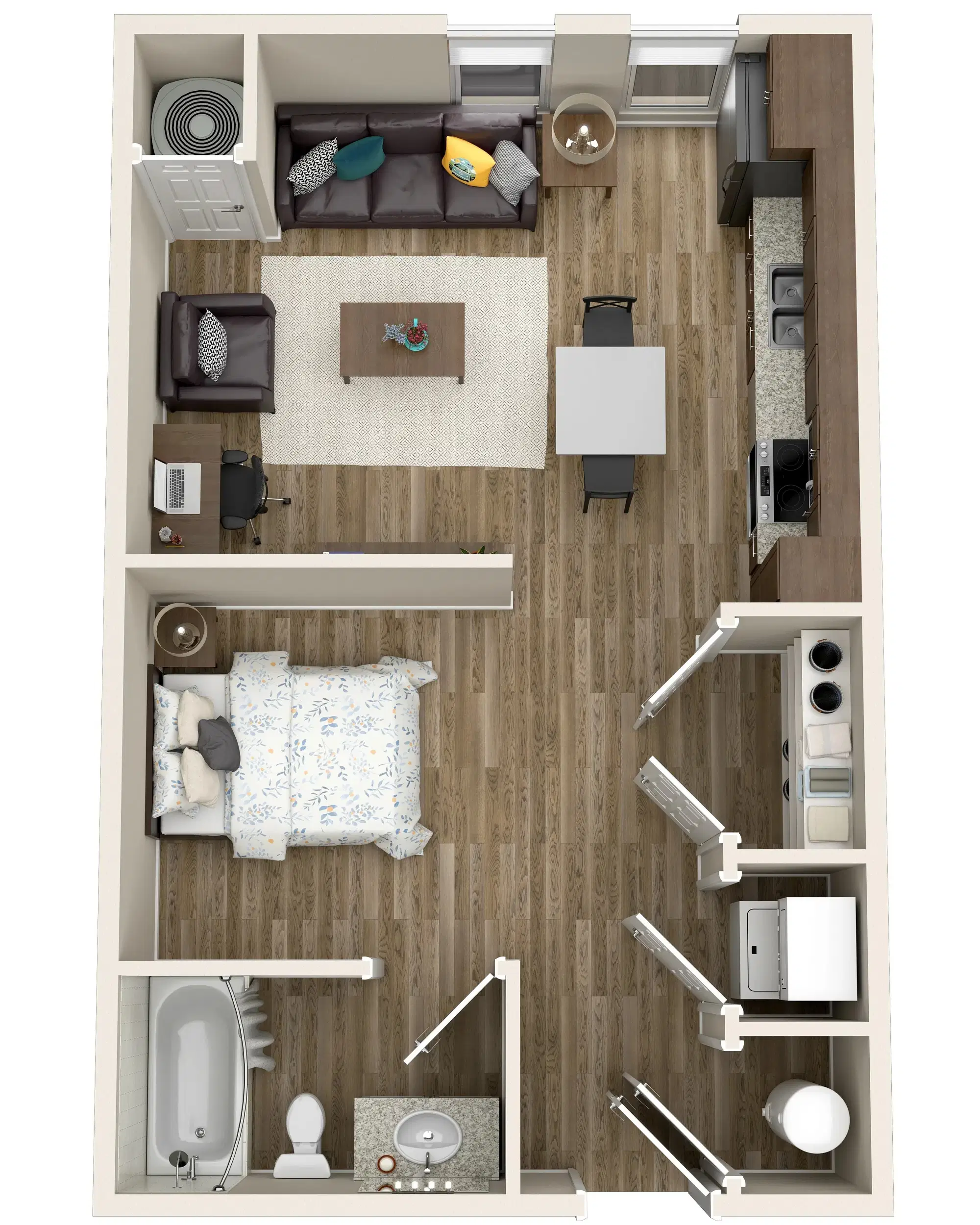 Edge 1120 Apartments, Toledo – Studio