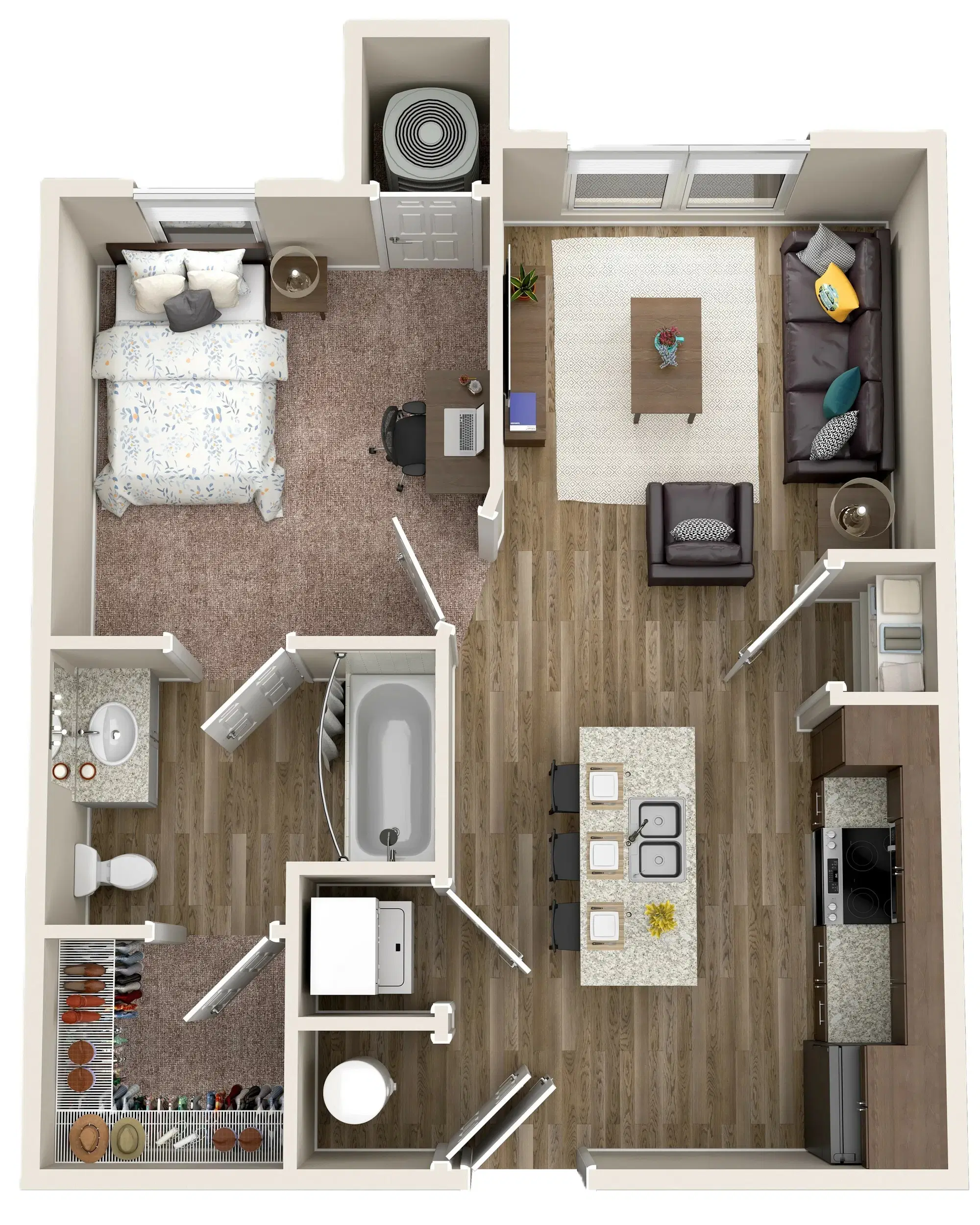 Edge 1120 Apartments, Toledo – 1 Bedroom 1 Bathroom