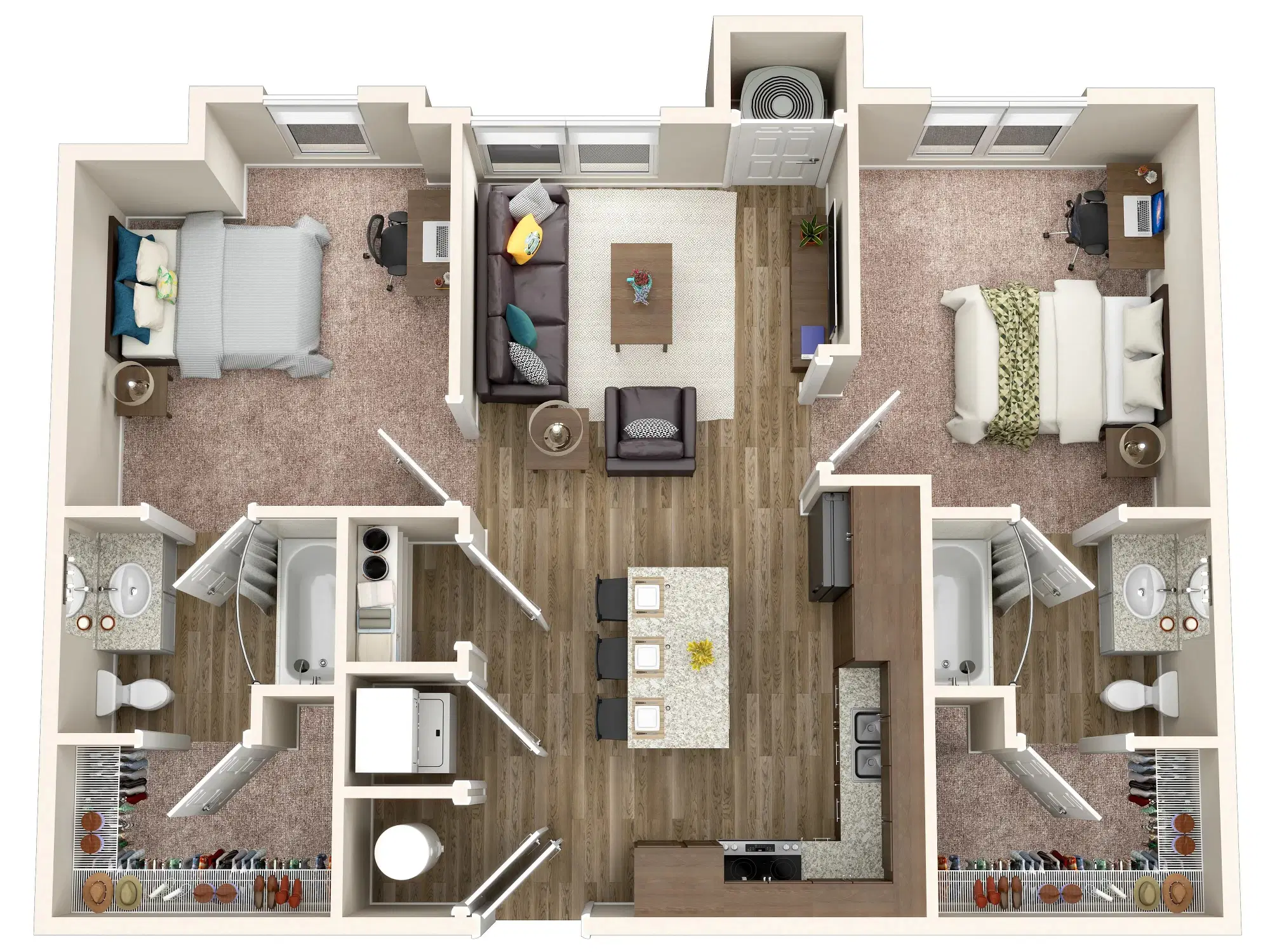 Edge 1120 Apartments, Toledo – Room in 2 Bedroom 2 Bathroom