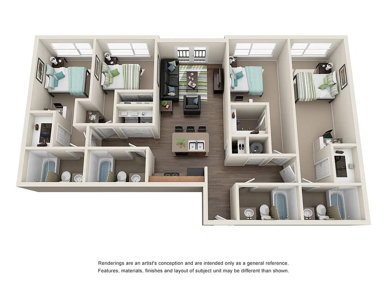 The Lex, Lexington – Room in 4 Bedroom 4 Bathroom | Standard