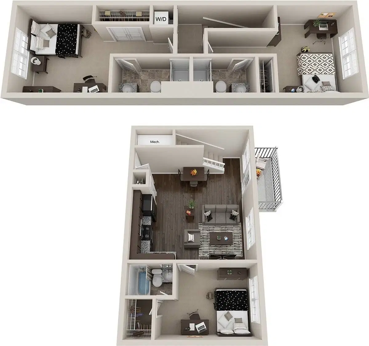 The Wyatt, Lexington – Room in 3 Bedroom 3 Bathroom