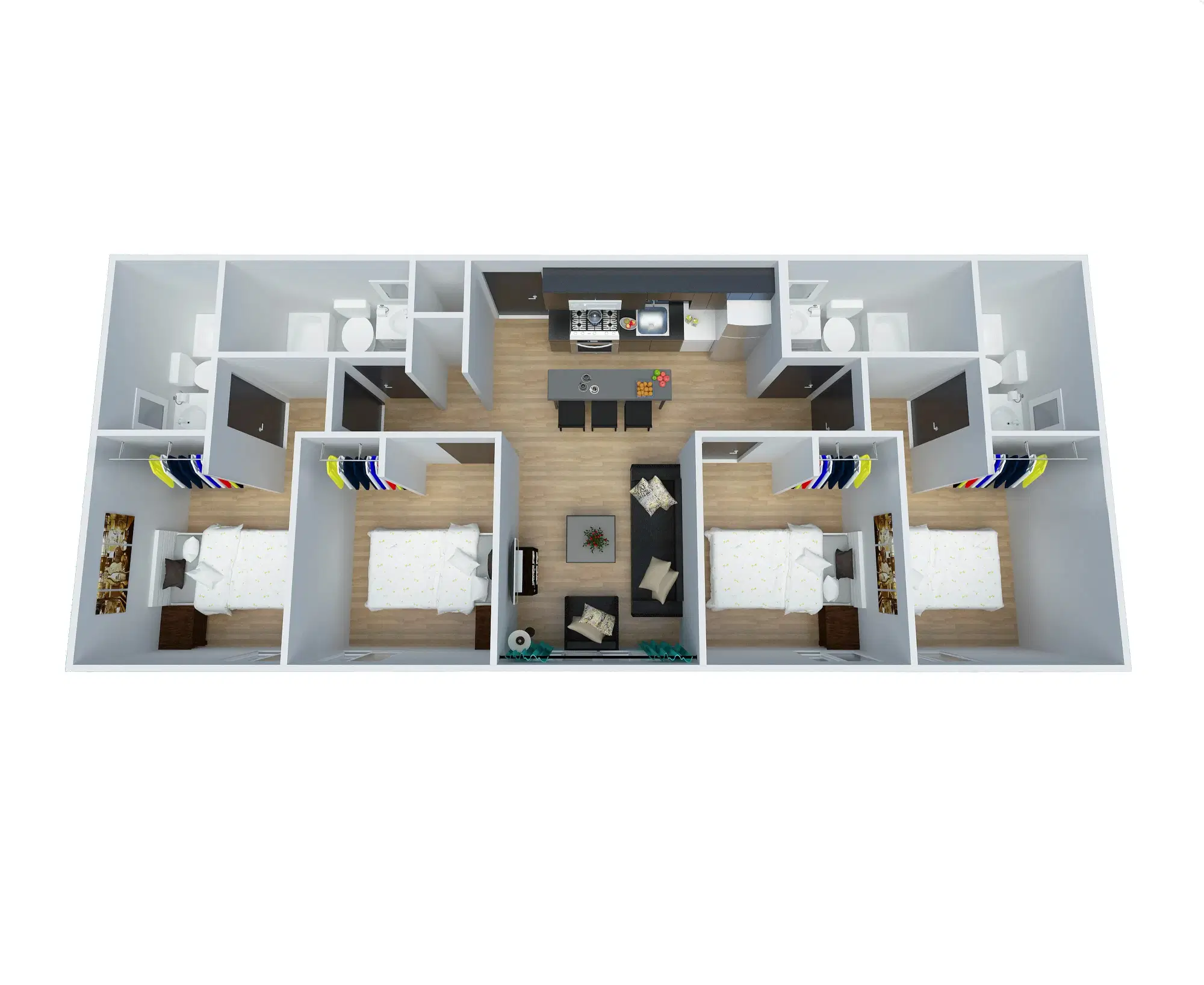 The 50/50, Lincoln – 4 Bedroom 4 Bathroom
