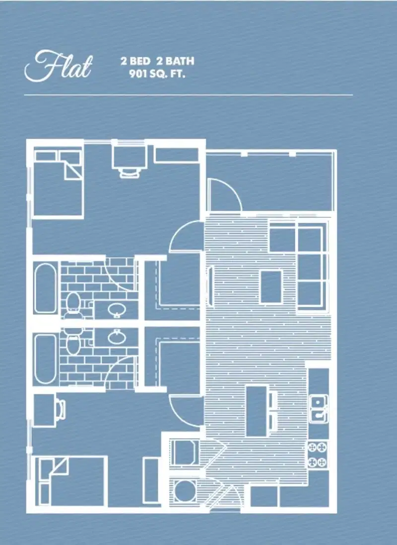 West 22, Kennesaw – 2 Bedroom 2 Bathroom