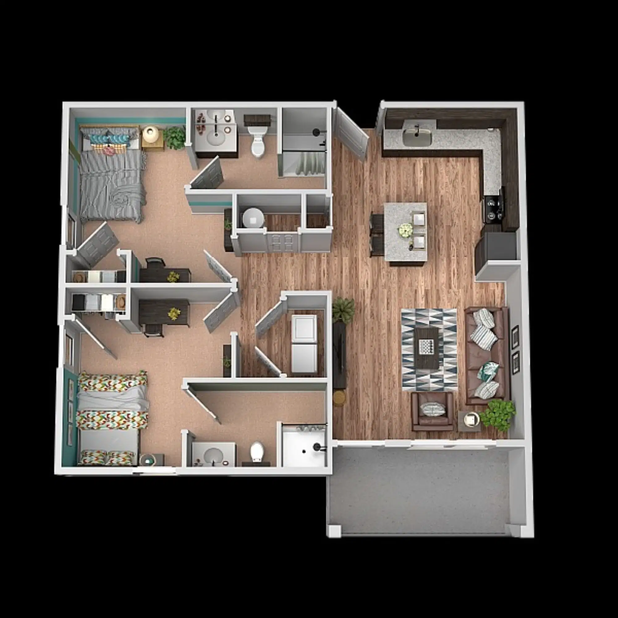 University Orchard at Salisbury, Salisbury – Room in 2 Bedroom 2 Bathroom | Deluxe