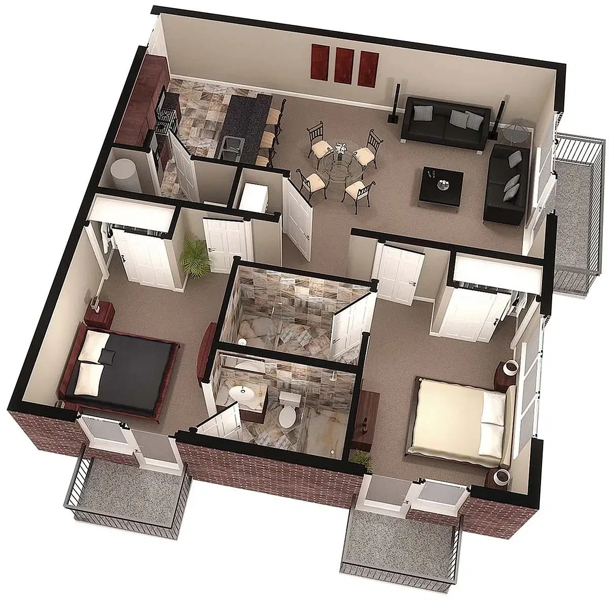 Brookside Downtown, Columbia – Room in a 2 Bedroom 2 Bathroom | Solano Ultimate