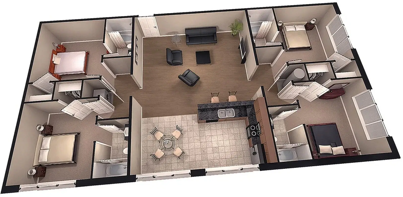 Brookside Downtown, Columbia – Room in a 4 Bedroom 4 Bathroom | Westmere