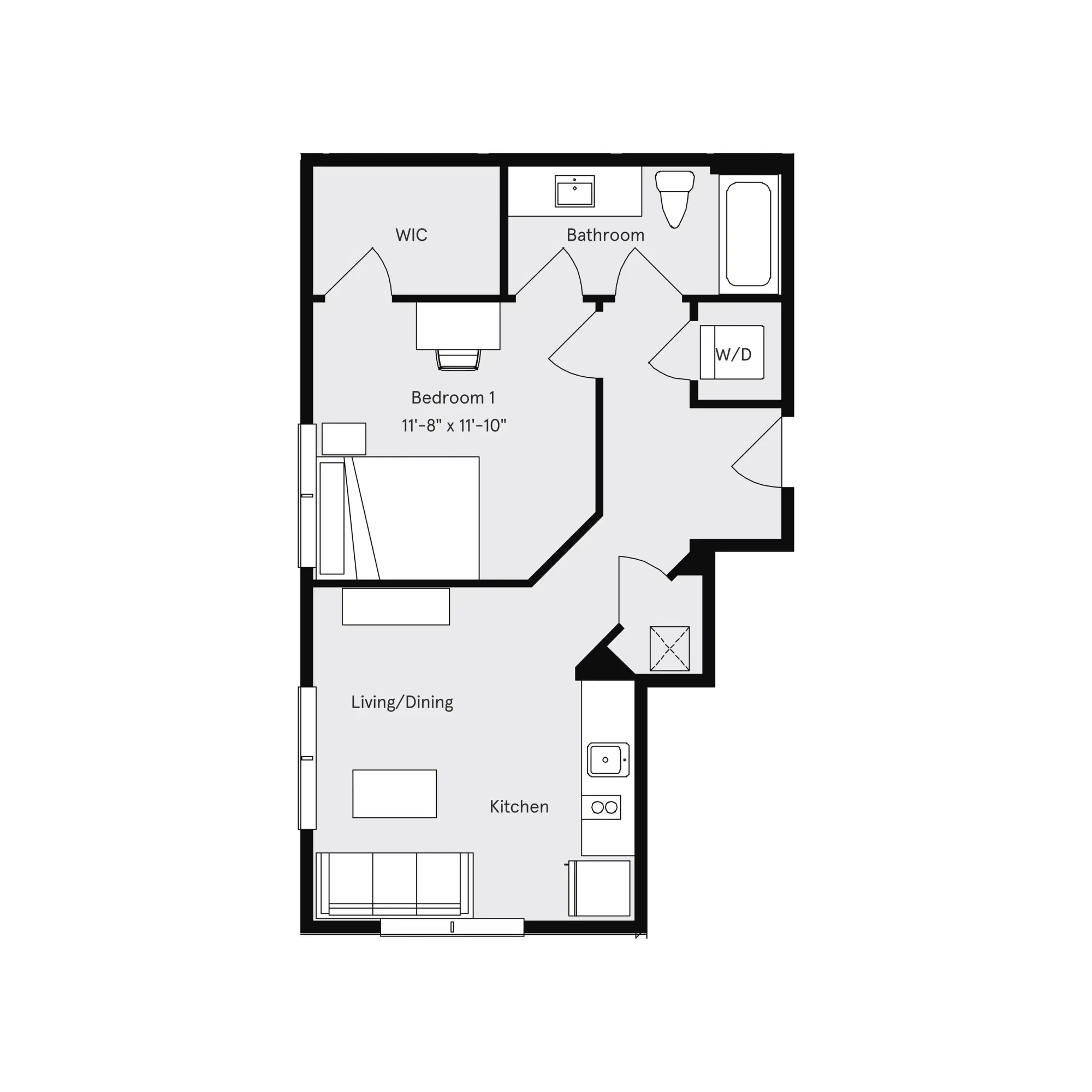 Uniti Montrose, Houston – 1x1A