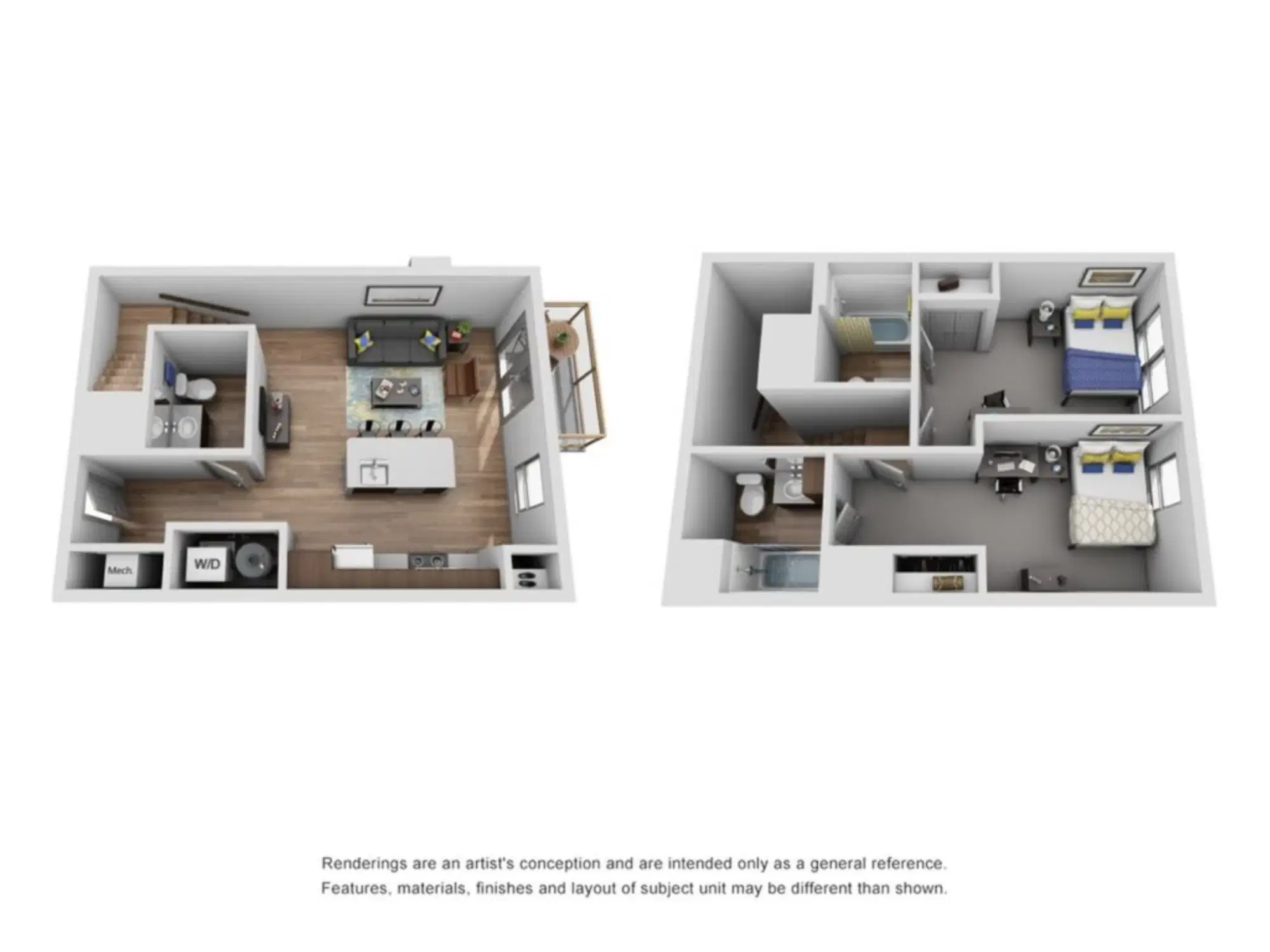 The Yard, Ann Arbor – 2 Bedroom 2.5 Bathroom