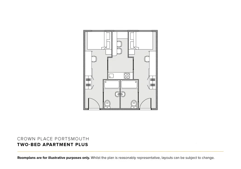 Collegiate Crown Place, Norwich – 2-Bed Apartment Plus