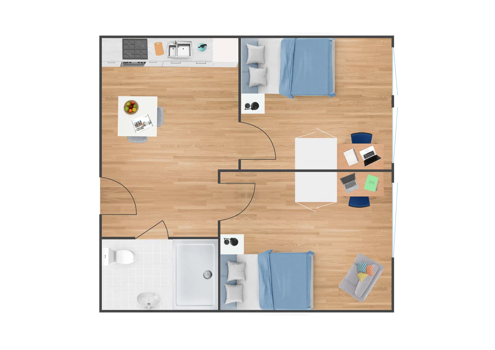 Coleman Court, Cork – Twodio Single – Upper Floor