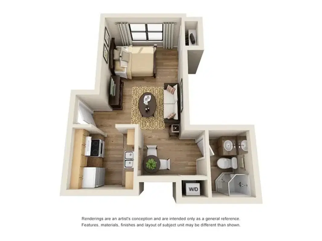 University Square Apartments, College Station – Efficiency
