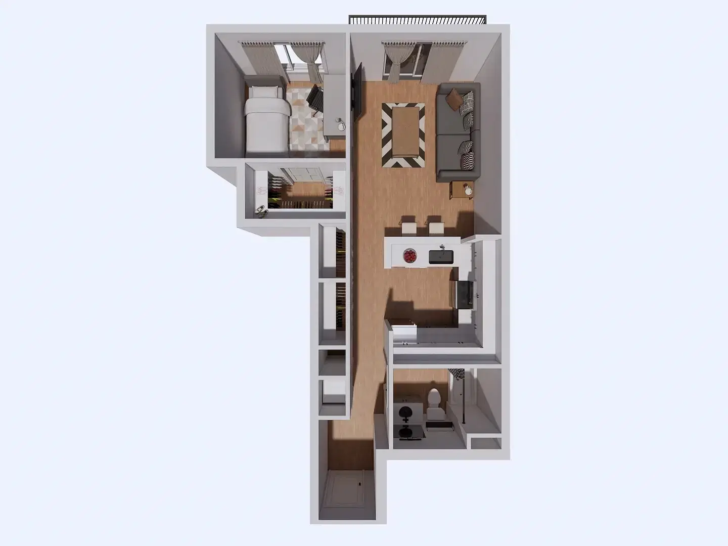 Yugo Seattle Lothlorien, Seattle – 1 Bed 1 Bath Den Large