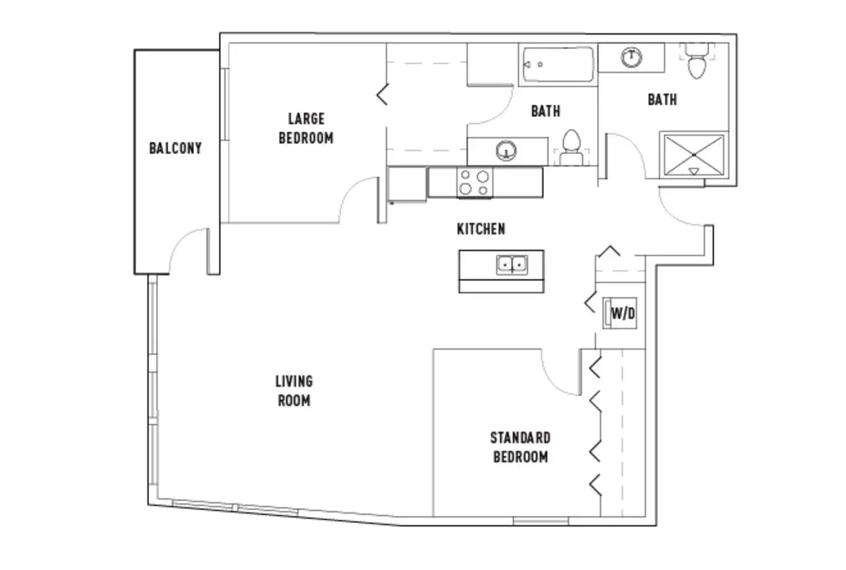 Bridges At 11th, Seattle – Room in 2 Bed - 2 Bath A