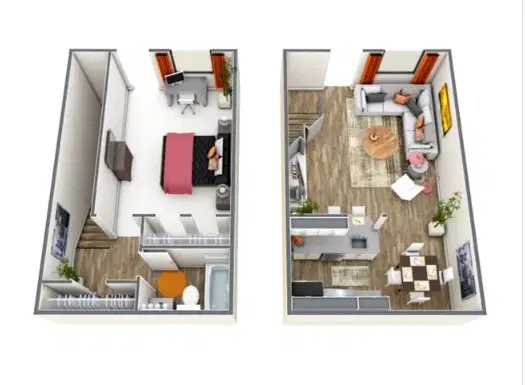 The Hive Red River, Austin – One Bedroom - One Bathroom