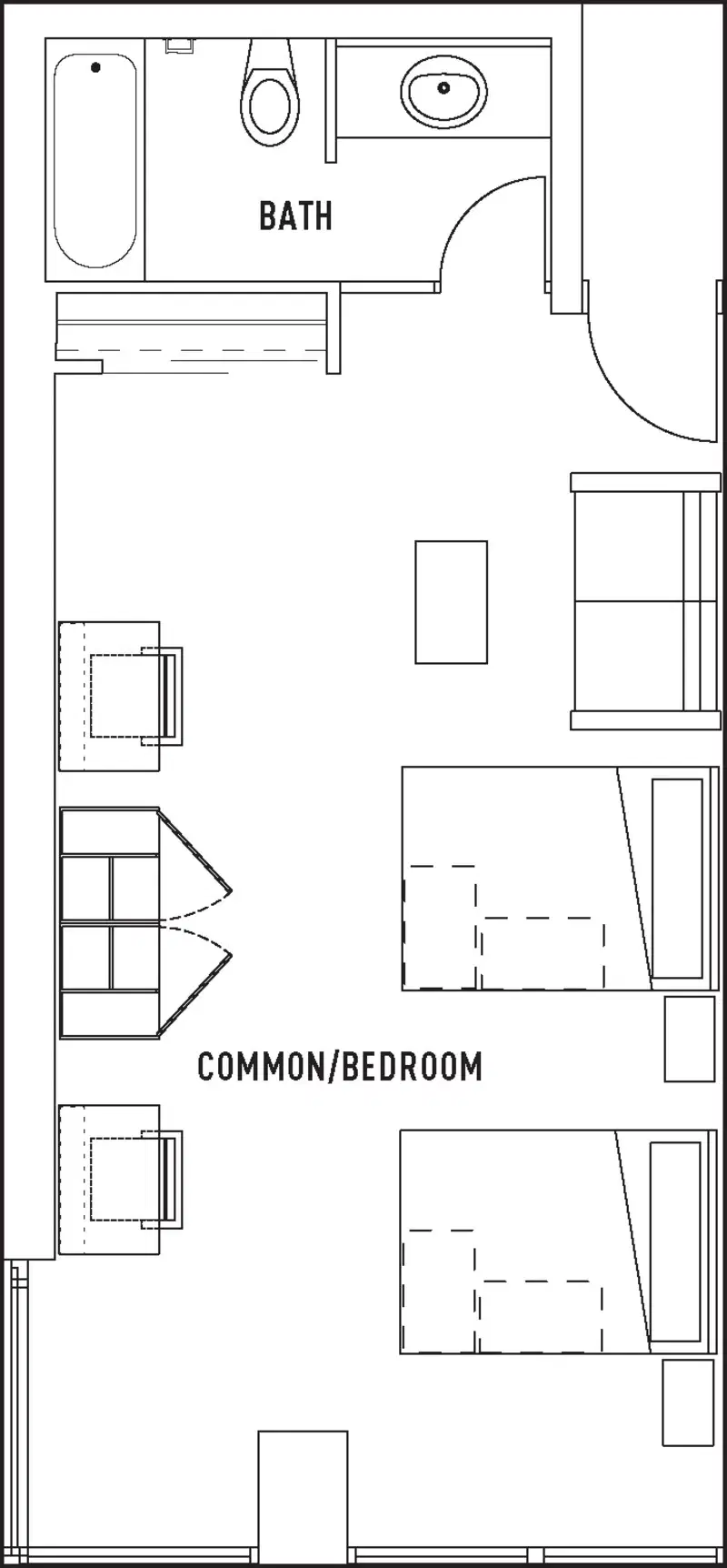 Campus1 MTL, Montreal – 1 Bed 1 Bath | Shared Premium