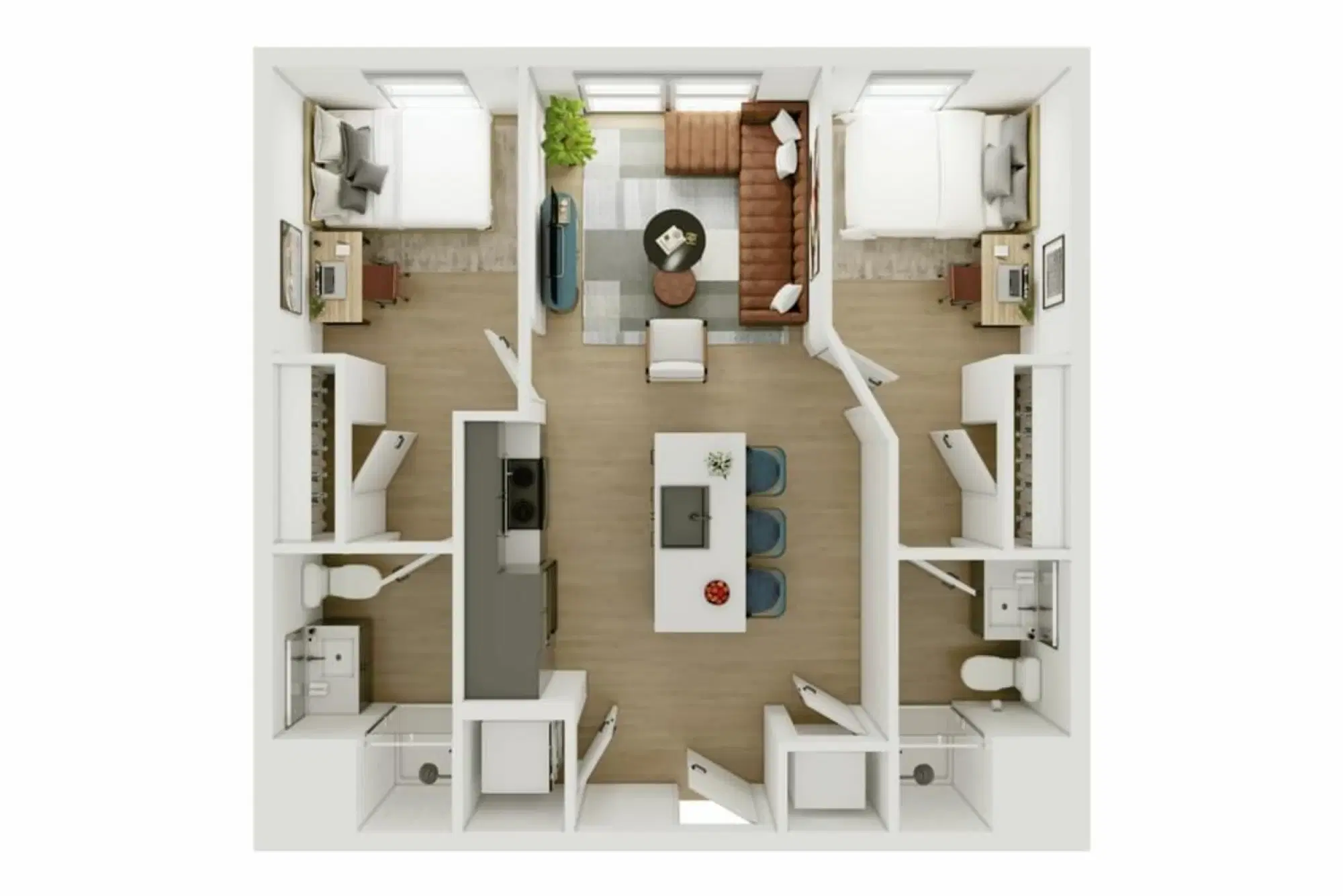 Ever West Lafayette, West Lafayette – Room in a 2 Bed 2 Bath - B2
