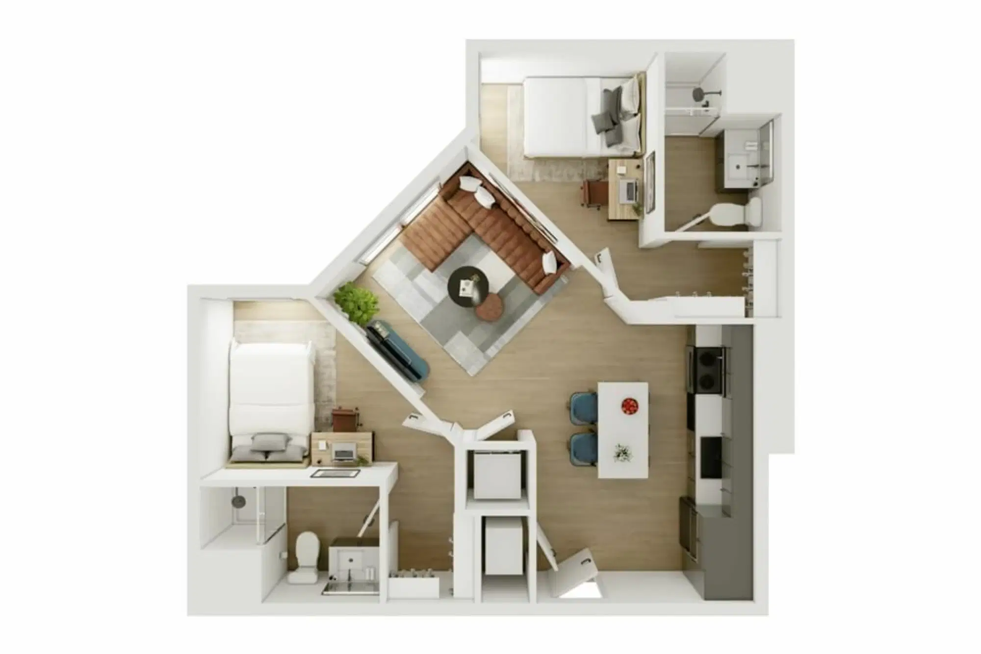 Ever West Lafayette, West Lafayette – Room in a 2 Bed 2 Bath - B1