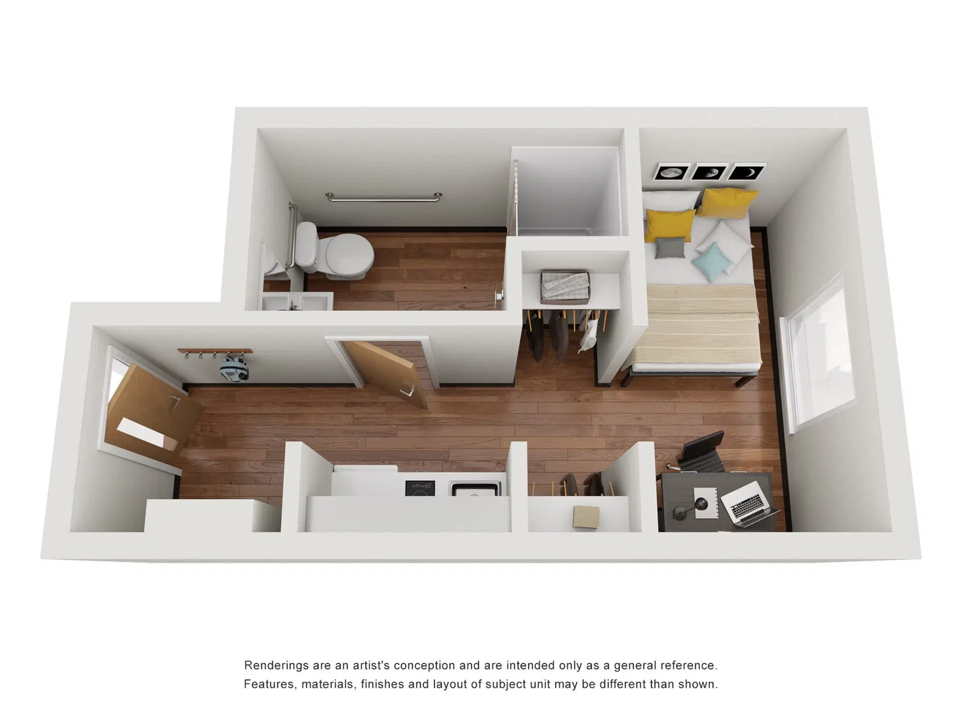 Avery Philly, Philadelphia – 1 Bedroom 1 Bathroom | A3 E-Studio