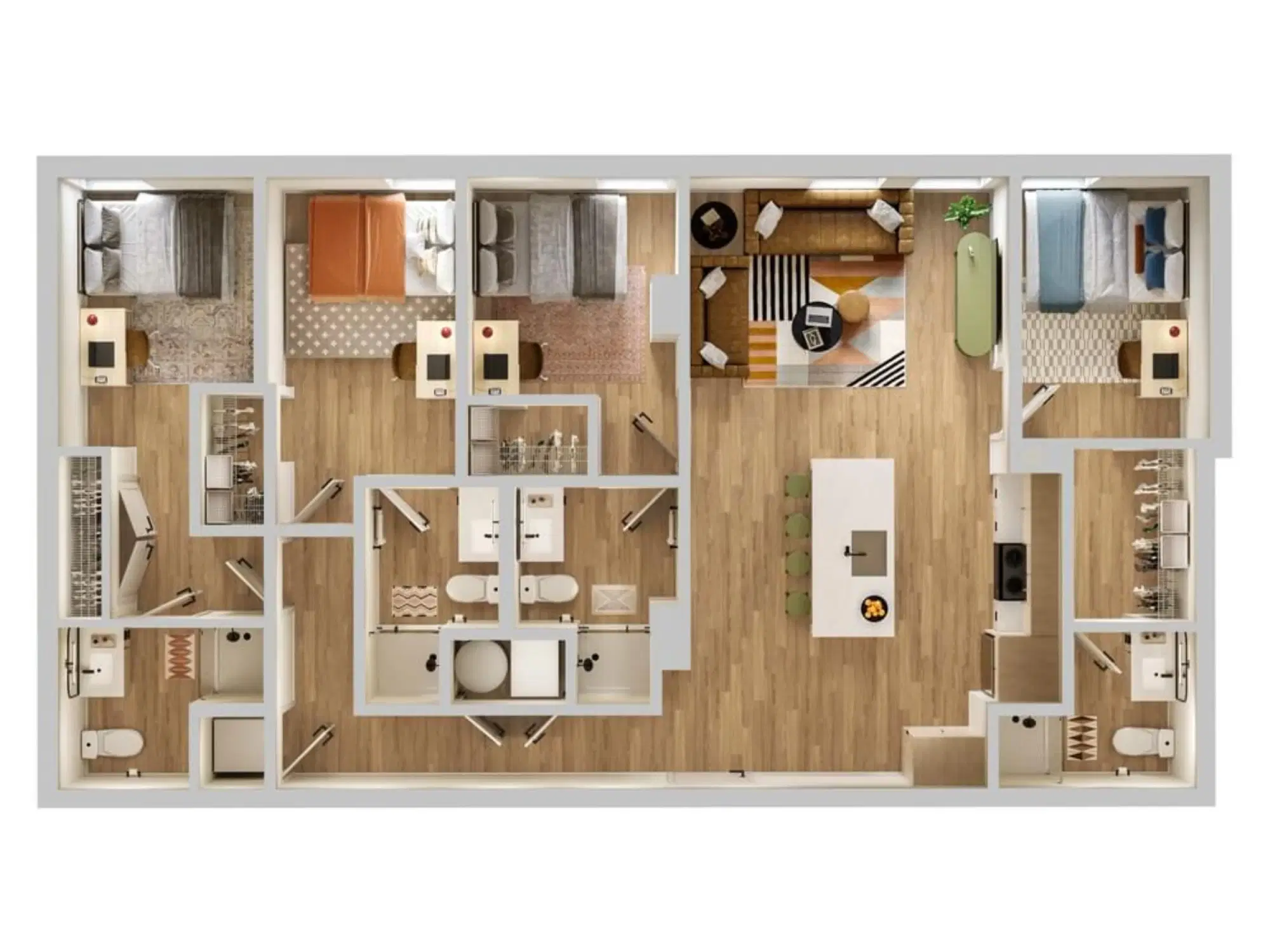 Verve Tempe, Tempe – Room in a 4 Bed 4 Bath - E2.2