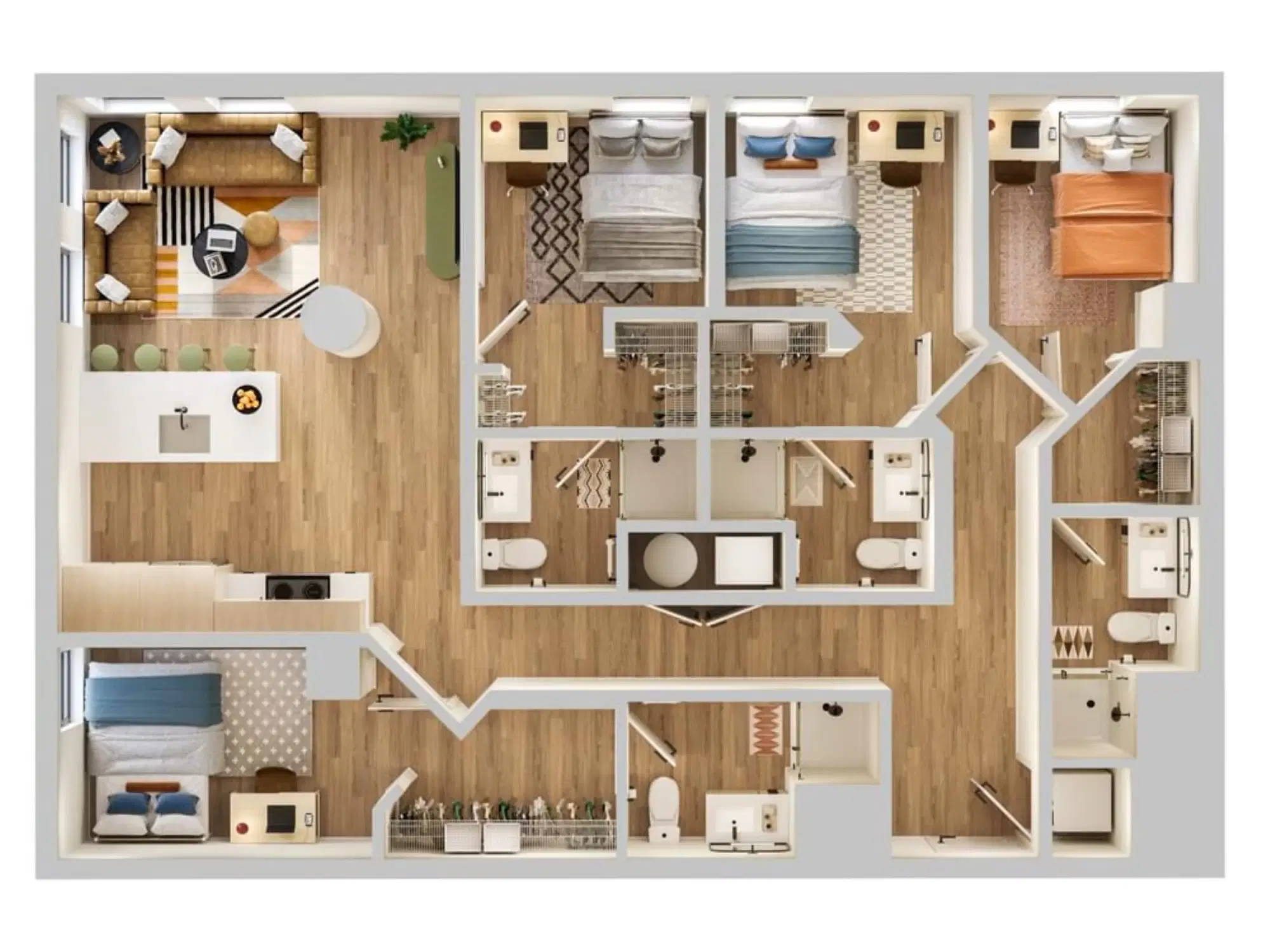 Verve Tempe, Tempe – Room in a 4 Bed 4 Bath - E5